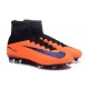 Nike Crampons Football Nouvelles Mercurial Superfly 5 FG Orange Violet