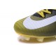 Chaussure de Foot Nike Merceurial Suprfly V FG Noir Jaune Blanc