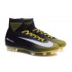 Chaussure de Foot Nike Merceurial Suprfly V FG Noir Jaune Blanc