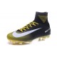 Chaussure de Foot Nike Merceurial Suprfly V FG Noir Jaune Blanc