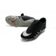 Nike Hypervenom Phinish Neymar x Jordan FG Chaussures Football Noir Argent