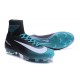 Chaussure de Foot Nike Mercurial Superfly V FG Noir Bleu Blanc