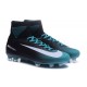 Chaussure de Foot Nike Mercurial Superfly V FG Noir Bleu Blanc