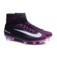 Chaussure de Foot Nike Mercurial Superfly V FG Violet Noir Blanc