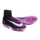 Chaussure de Foot Nike Mercurial Superfly V FG Violet Noir Blanc