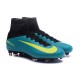 Chaussure de Foot Nike Mercurial Superfly V FG Bleu Jaune