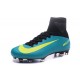 Chaussure de Foot Nike Mercurial Superfly V FG Bleu Jaune