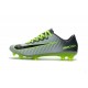 Crampon de Football Nouveau 2016 Nike Mercurial Vapor 11 FG Platine Noir Vert