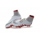 Chaussures de Foot Nike Hypervenom II Phantom NJR X Jordan FG Blanc Rouge