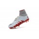 Chaussures de Foot Nike Hypervenom II Phantom NJR X Jordan FG Blanc Rouge