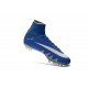 Chaussures de Foot Nike Hypervenom II Phantom NJR X Jordan FG Bleu Argent