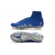 Chaussures de Foot Nike Hypervenom II Phantom NJR X Jordan FG Bleu Argent