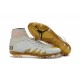 Chaussures de Foot Nike Hypervenom II Phantom NJR X Jordan FG Blanc Or