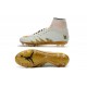 Chaussures de Foot Nike Hypervenom II Phantom NJR X Jordan FG Blanc Or