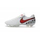 Crampon Football Cuir Nike Tiempo Legend VI FG Blanc Rouge