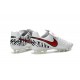 Crampon Football Cuir Nike Tiempo Legend VI FG Blanc Rouge