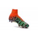 Chaussure de Foot Nike Mercurial Superfly V FG EA Sports Orange Noir Vert