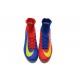 Chaussure de Foot Nike Mercurial Superfly V FG Rouge Bleu Jaune