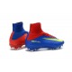 Chaussure de Foot Nike Mercurial Superfly V FG Rouge Bleu Jaune