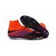 Crampon de Foot Nouvelles Nike HyperVenom Phantom II FG Violet Orange Noir