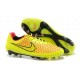 Nike Magista Opus FG Chaussure de Sport Homme Jaune Rose