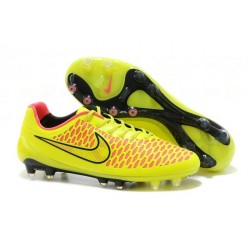 Nike Magista Opus FG Chaussure de Sport Homme Jaune Rose