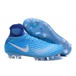 Nike Magista Obra II FG Nouveau Homme Chaussures Bleu Blanc