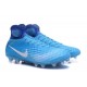 Nike Magista Obra II FG Nouveau Homme Chaussures Bleu Blanc