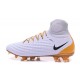 Nike Magista Obra II FG Nouveau Homme Chaussures Blanc Or Noir 