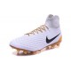 Nike Magista Obra II FG Nouveau Homme Chaussures Blanc Or Noir 