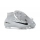 Nike Crampon Football Mercurial Superfly 5 FG Homme Blanc Noir