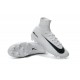 Nike Crampon Football Mercurial Superfly 5 FG Homme Blanc Noir