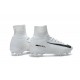 Nike Crampon Football Mercurial Superfly 5 FG Homme Blanc Noir
