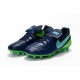 Crampon Football Cuir Nike Tiempo Legend VI FG Noir Vert