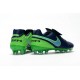 Crampon Football Cuir Nike Tiempo Legend VI FG Noir Vert