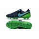 Crampon Football Cuir Nike Tiempo Legend VI FG Noir Vert