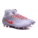 Crampons de Football Meilleurs Nike Magista Obra II FG Blanc Orange