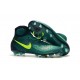 Crampons de Football Meilleurs Nike Magista Obra II FG Vert Jaune