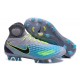 Crampons de Football Meilleurs Nike Magista Obra II FG Gris Bleu