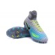 Crampons de Football Meilleurs Nike Magista Obra II FG Gris Bleu