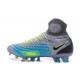 Crampons de Football Meilleurs Nike Magista Obra II FG Gris Bleu