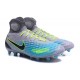 Crampons de Football Meilleurs Nike Magista Obra II FG Gris Bleu