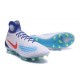 Crampons de Football Meilleurs Nike Magista Obra II FG Blanc Bleu Rouge