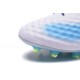 Crampons de Football Meilleurs Nike Magista Obra II FG Blanc Bleu Rouge