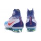 Crampons de Football Meilleurs Nike Magista Obra II FG Blanc Bleu Rouge