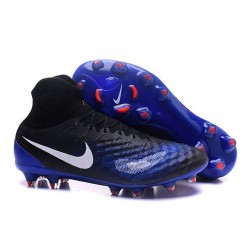 Crampons de Football Meilleurs Nike Magista Obra II FG Noir Bleu