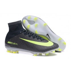 Nike Crampon Football Mercurial Superfly 5 CR7 FG Homme Noir Vert