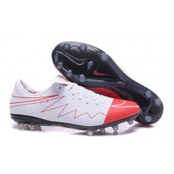 Nike Hypervenom Phinish FG Chaussures Football Rooney Blanc Rouge