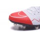 Nike Hypervenom Phinish FG Chaussures Football Rooney Blanc Rouge