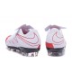 Nike Hypervenom Phinish FG Chaussures Football Rooney Blanc Rouge